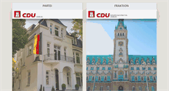Desktop Screenshot of cdu-hamburg.de