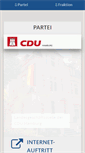 Mobile Screenshot of cdu-hamburg.de